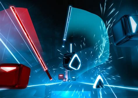  Beat Saber: Ett Ljusglimt av Neon och Svärdssvingande Rhythmisk Extas